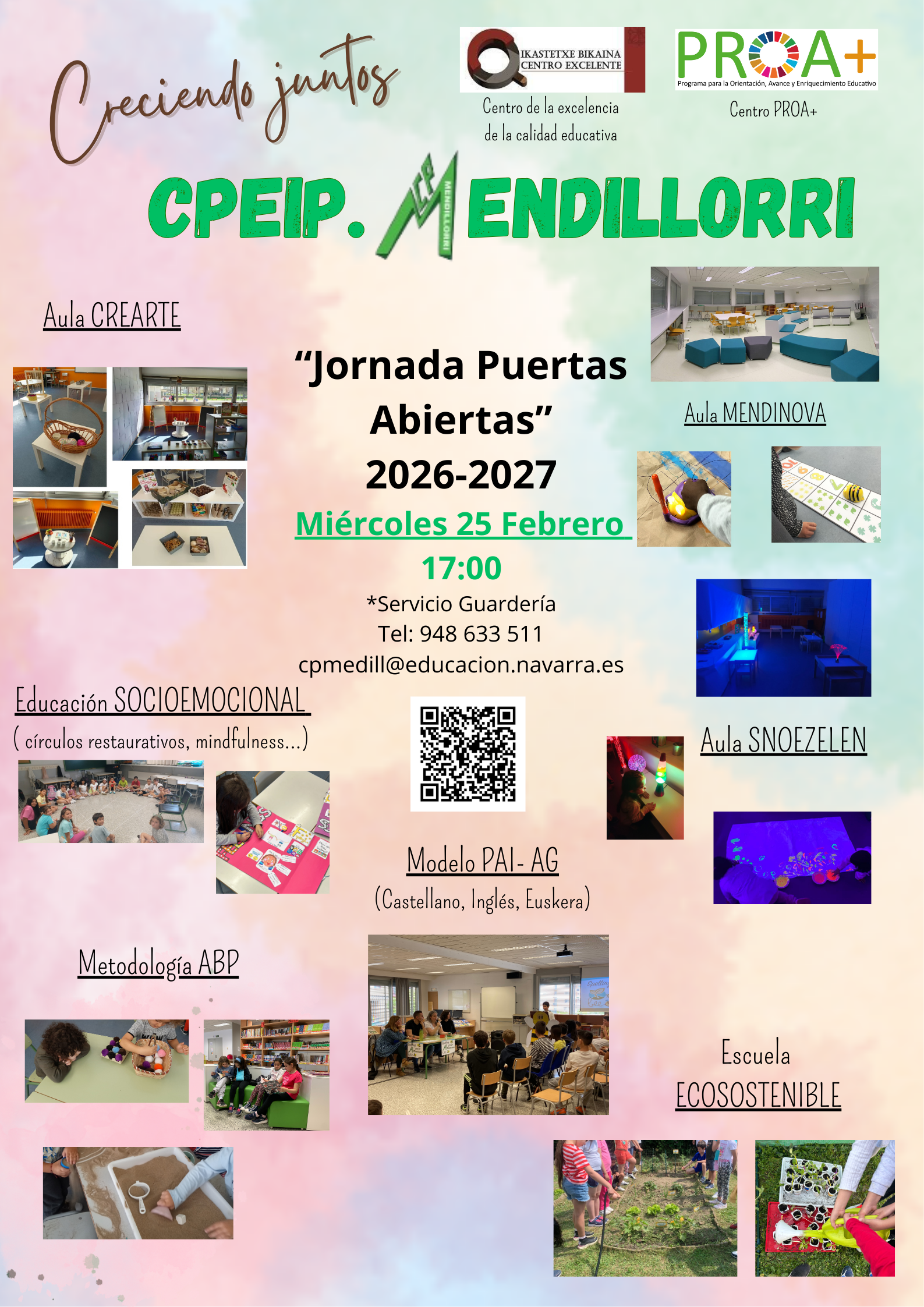 Jornada de Puertas Abiertas, ¡Os Esperamos!